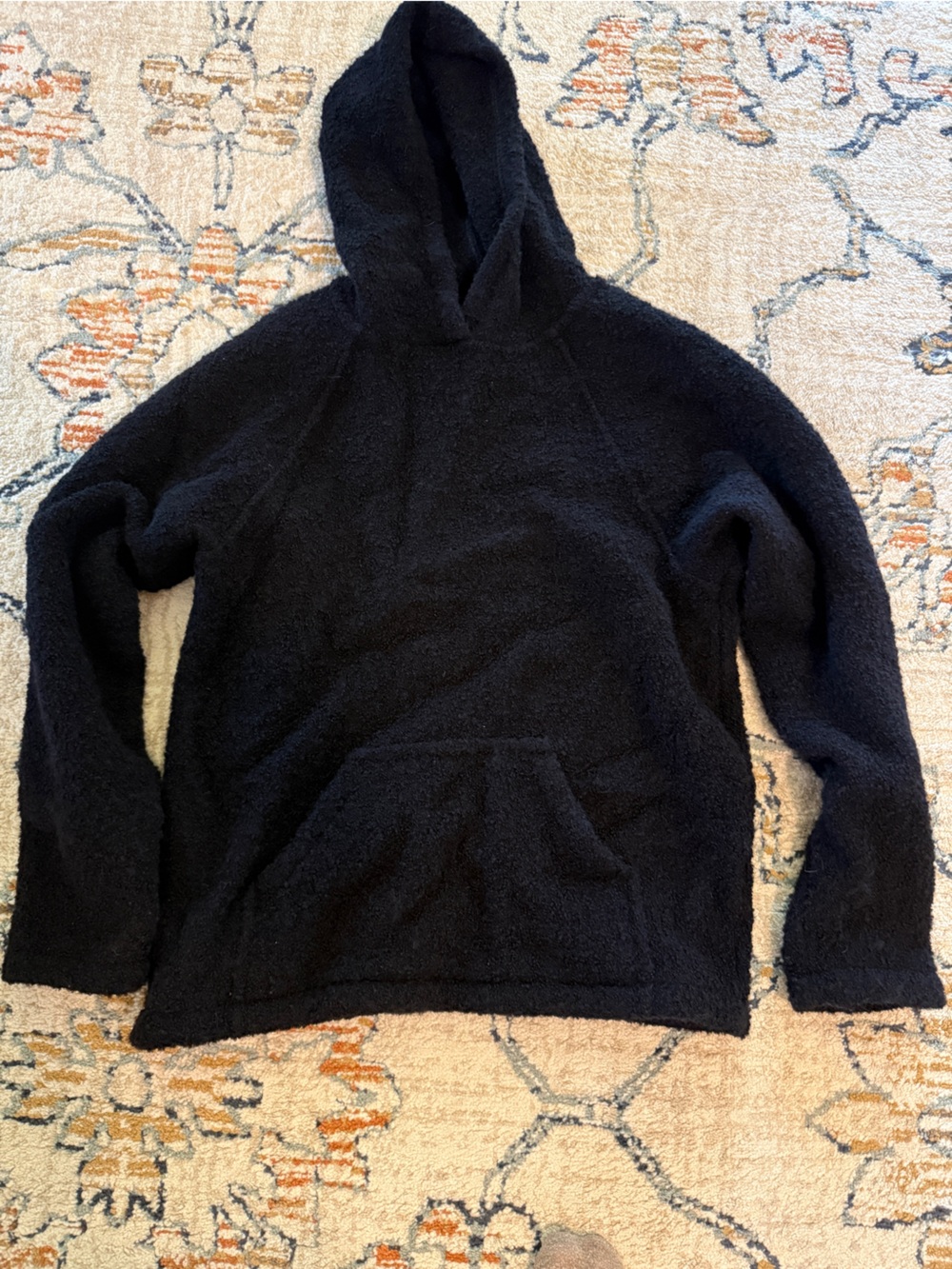 Petros black men’s wool hoodie